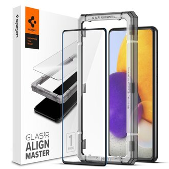 Spigen Spigen Samsung Galaxy A72 AlignMaster Full Cover Glass - AGL02828