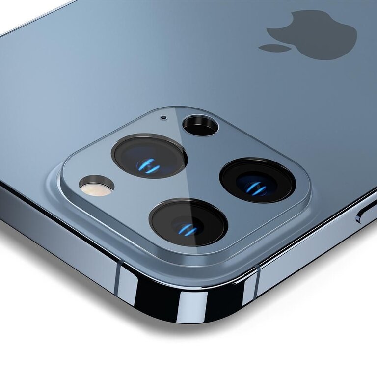 Spigen Spigen Camera Lens Glass Protector iPhone 13 Pro / 13 Pro Max (Blue) (2 pack)