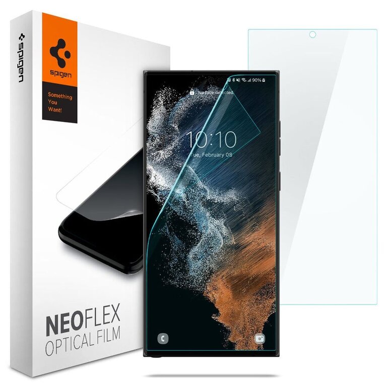 Spigen Spigen Neo Flex Screenprotector Samsung Galaxy S22 Ultra (2 Pack) - AFL04137