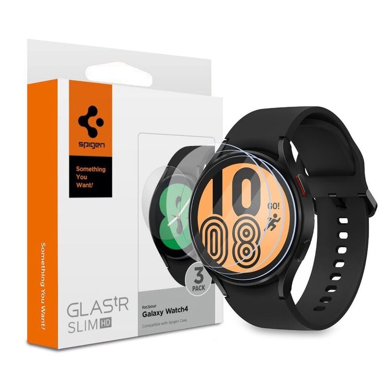 Spigen Spigen Glas tR Slim Samsung Galaxy Watch 4 40mm Tempered Glass (3-Pack) - AGL03841