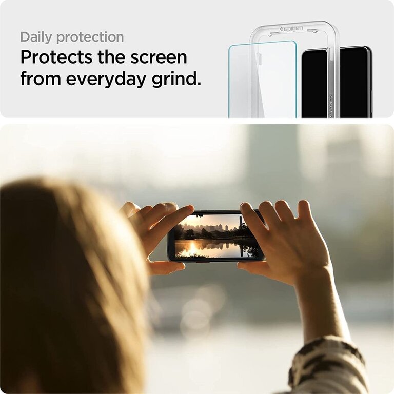 Spigen Spigen Galaxy A33 Glas tR AlignMaster Met Montage Frame 2-pack AGL04296