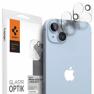 Spigen Spigen Camera Lens Glass Protector iPhone 14 / 14 Plus (Clear) - AGL05229 (2 pack)