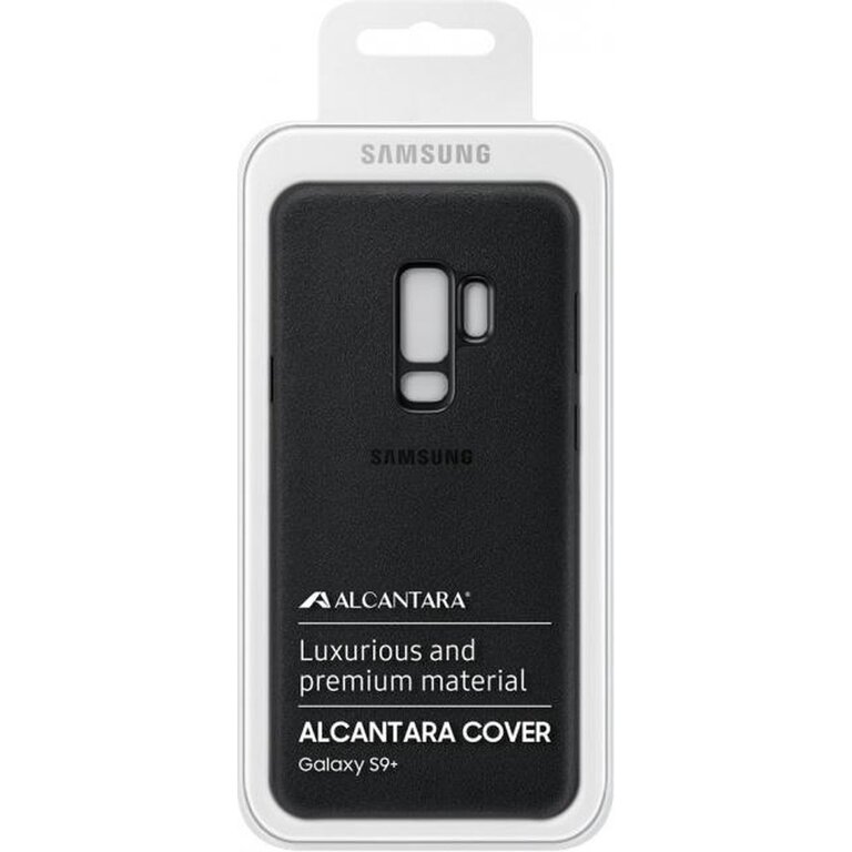 Samsung Samsung Galaxy S9 Plus Alcantara Cover - Black