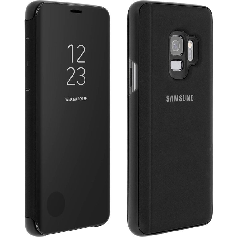 Samsung Samsung Galaxy S9 Clear View Standing Cover - Zwart