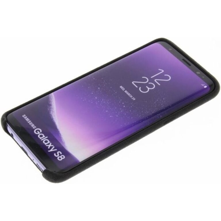 Samsung Samsung Galaxy S8 Alcantara Leather Cover - Grijs