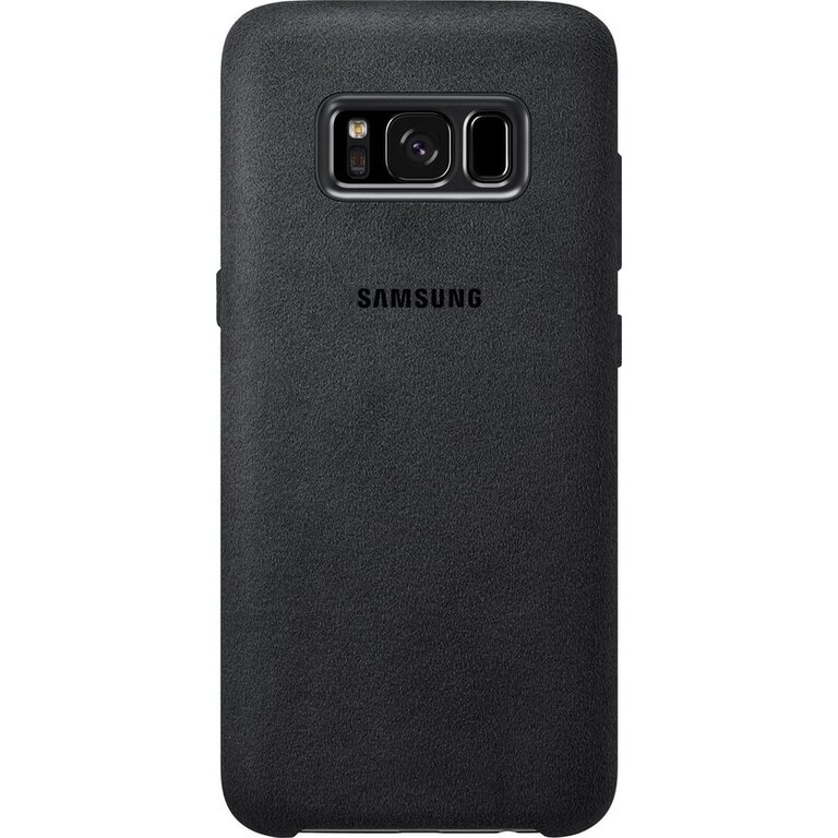 Samsung Samsung Galaxy S8 Alcantara Leather Cover - Grijs