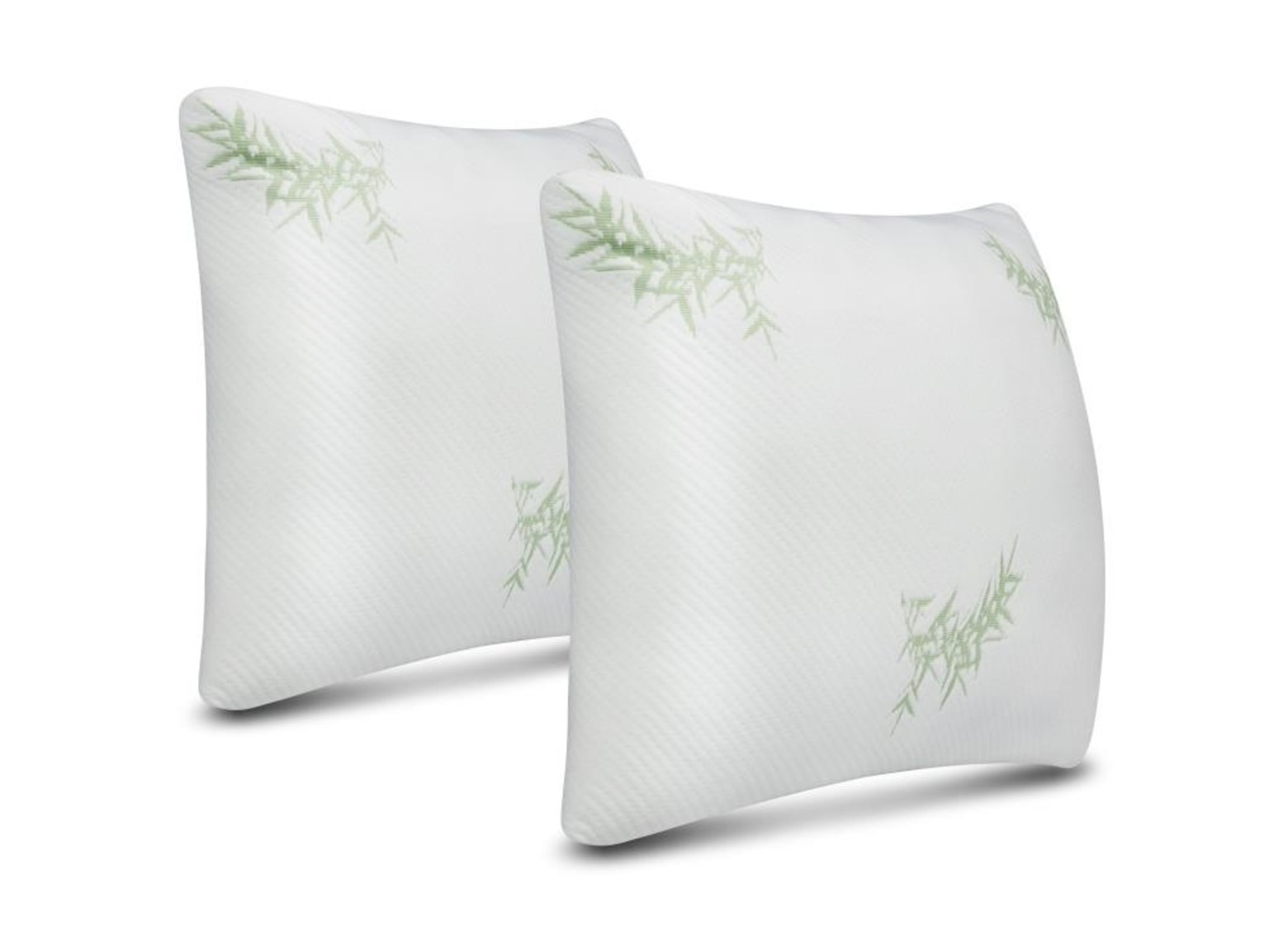 2 stuks Bamboo memory foam kussens