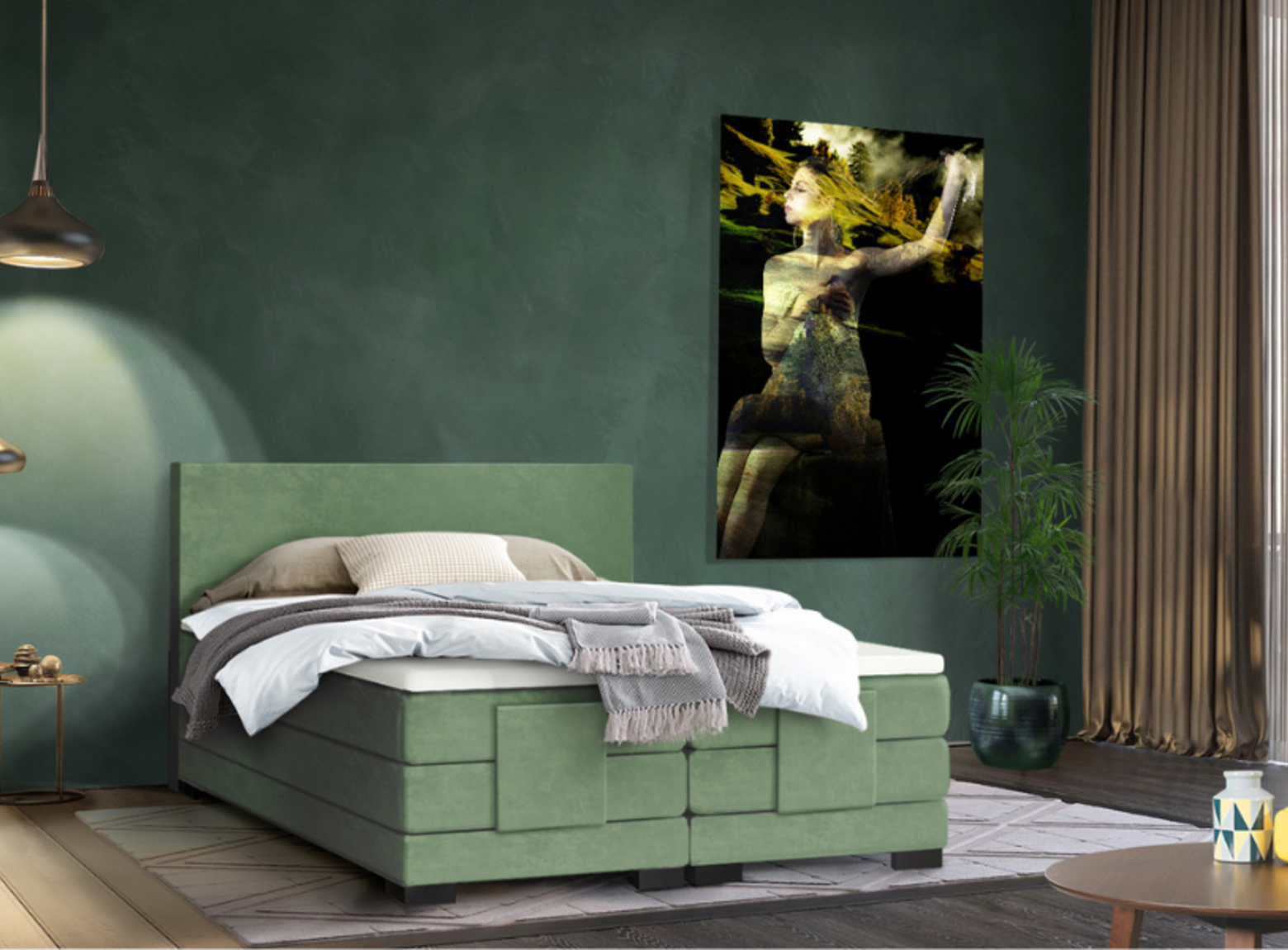 Elektrische Boxspring Milano