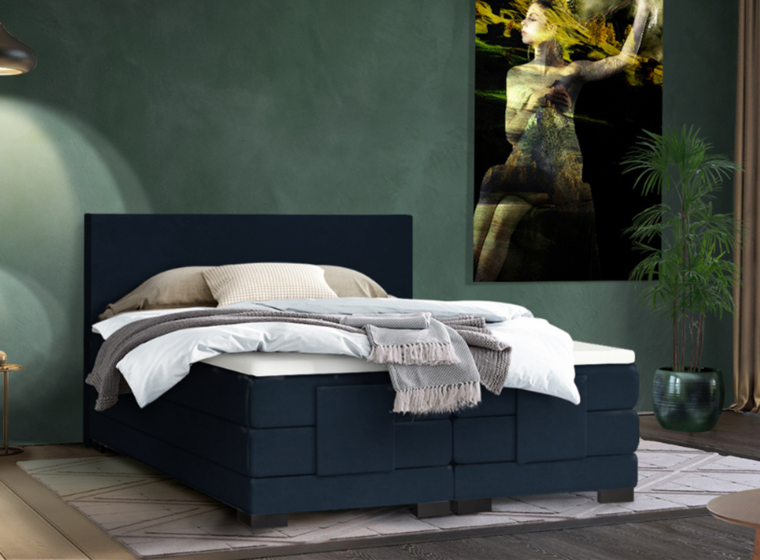 Elektrische Boxspring Milano