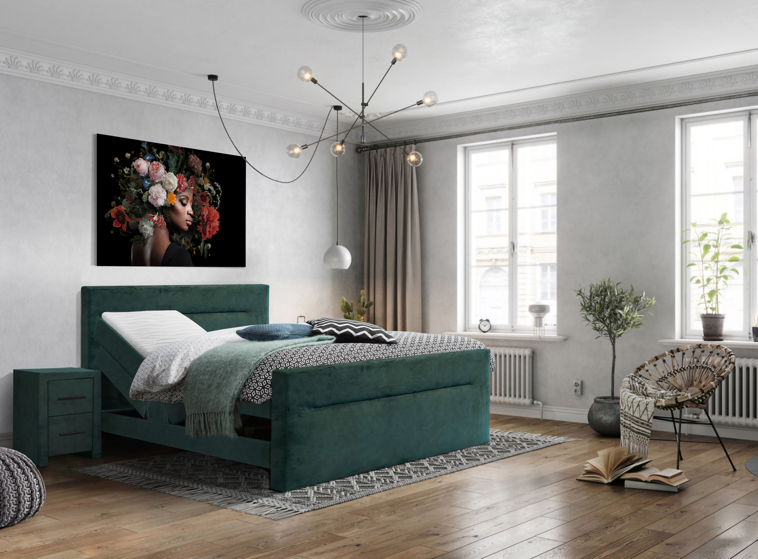 Elektrische Boxspring Chelsea