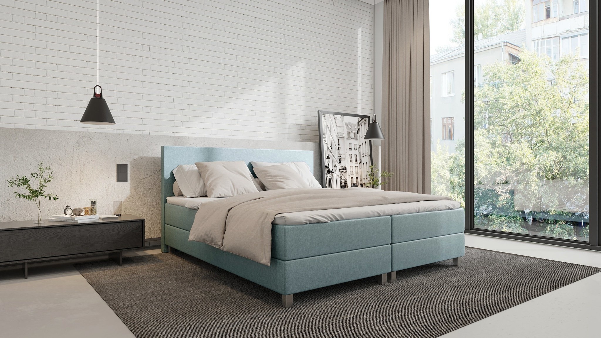 Boxspring Ibiza bedden outlet