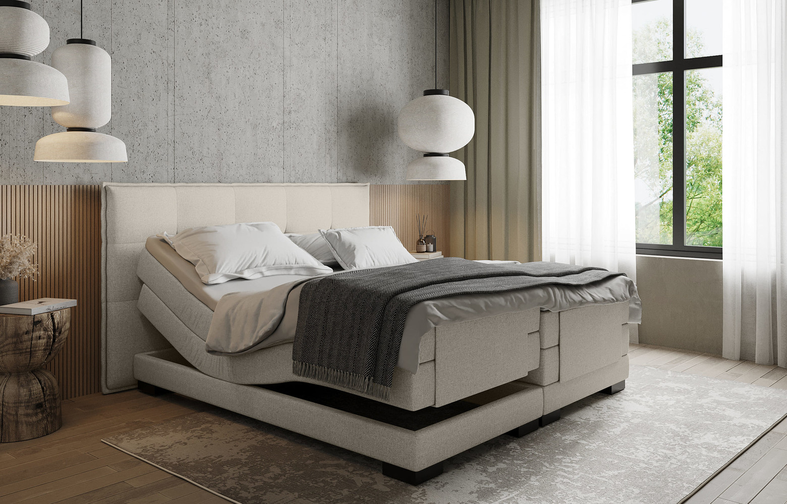 Elektrische boxspring Melbourne | Beddenplein -