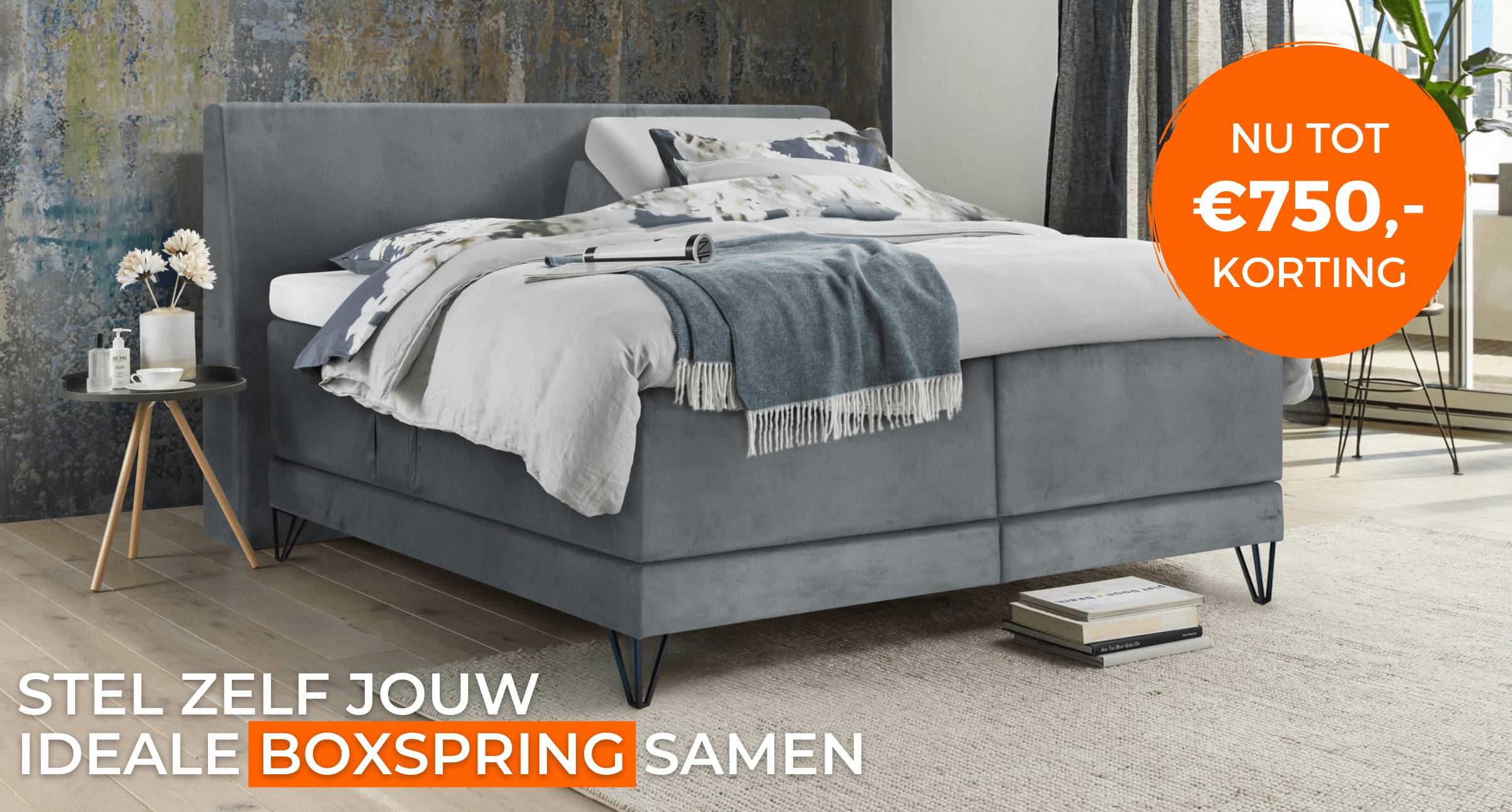 Overleving haat plotseling Boxspring Outlet | Tot 30% korting op boxsprings! | Beddenplein -  Beddenplein.nl