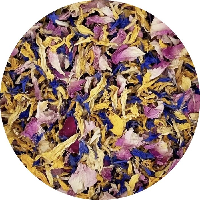 Vanissa Eetbare bloemblaadjes – korenbloem, zonnebloem & roos