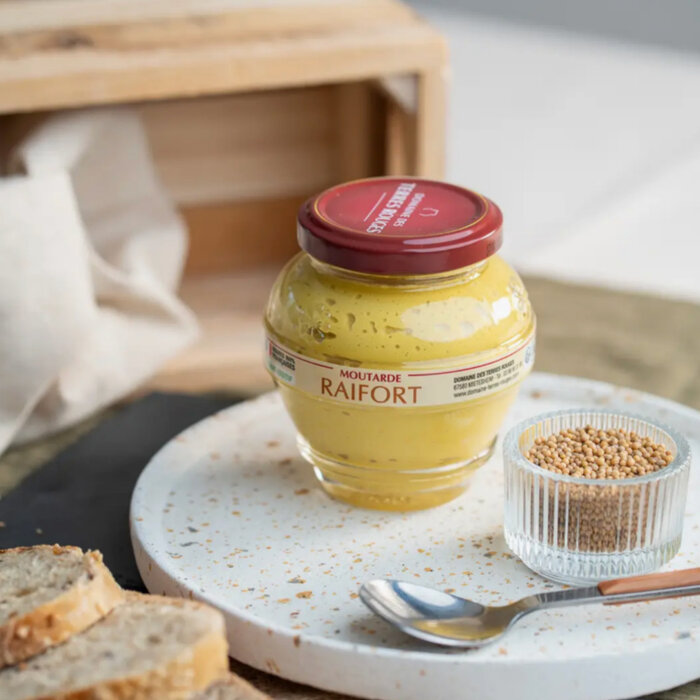 Domaine des terres rouges Mosterd met Mierikswortel – Pittig, ambachtelijk & verfijnd van smaak