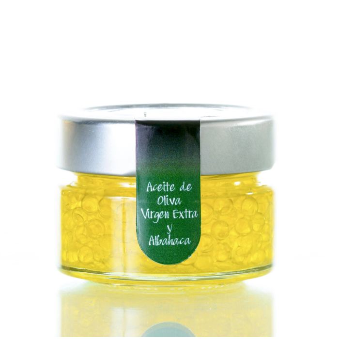 Olijfolie parels met basilicum (NIEUW!)