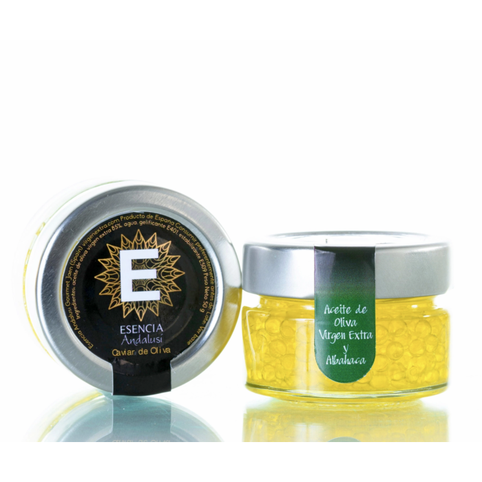 Olijfolie parels met basilicum (NIEUW!)