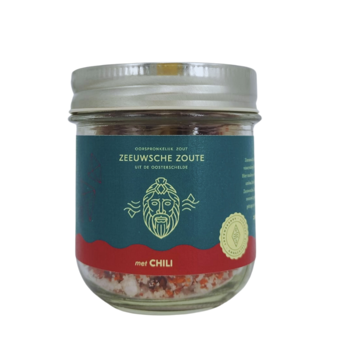 Zeeuwsche Zoute Zeeuwsche Zoute CHILI | Ambachtelijk Zeeuws zeezout met pittige chilipeper