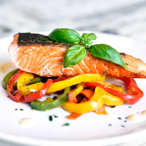 Zalm uit de Oven met Kruidenzout voor Vis