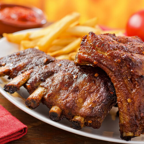 Spicy BBQ Ribs met Frietjeskruiden en Vadouvan Curry