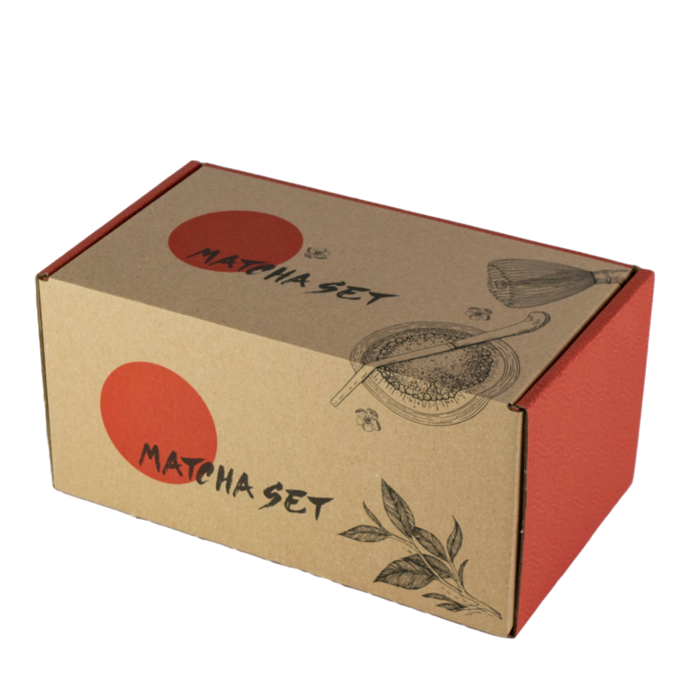 De Kruidenshop Traditionele Matcha Set | Complete Japanse matcha set met kom, bamboe garde, lepel en houder