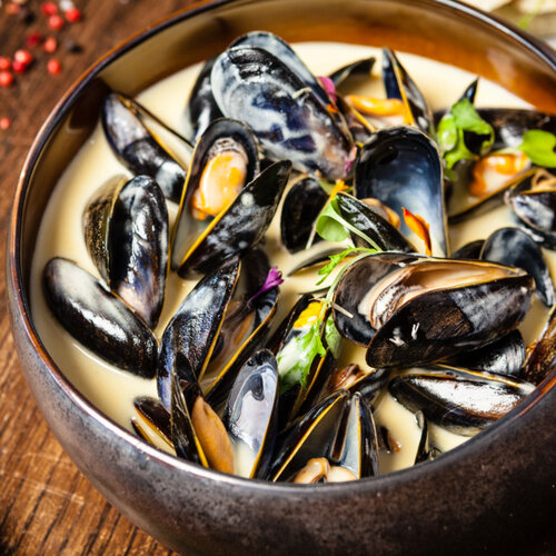 Romige mosselen met Hutsepot Kruidenmix
