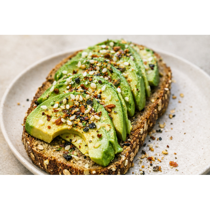 De Kruidenshop Avocado topping met sesam, nigella en chili