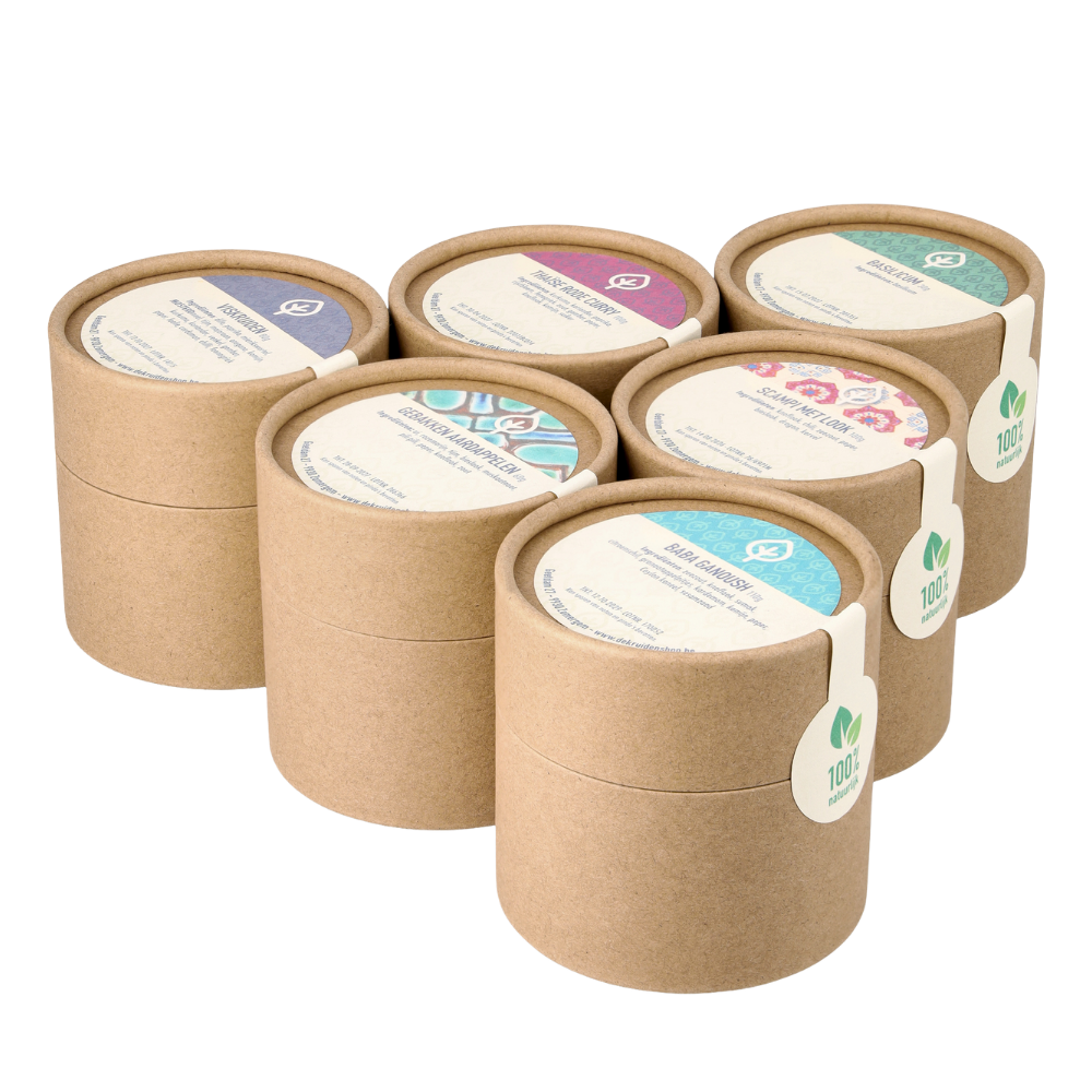 De Kruidenshop Vegetarisch kruidenpakket - 6 smaakvolle kruiden voor groente, falafel & vegetarische gerechten