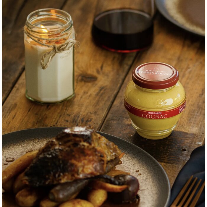 Domaine des terres rouges Mosterd met Cognac – Ambachtelijke Luxe Mosterd