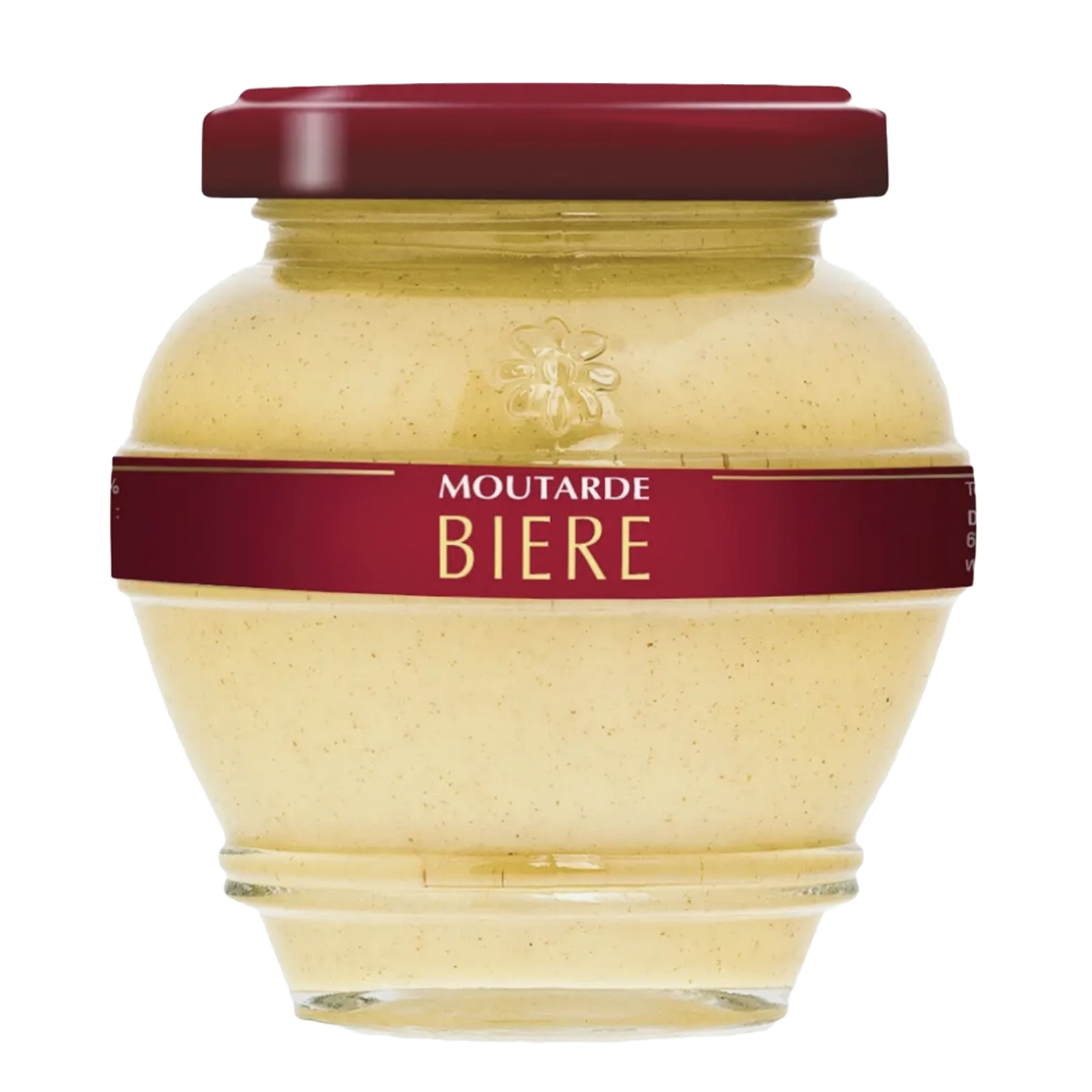 Domaine des terres rouges Mosterd met Bier – Ambachtelijke Franse mosterd met karakter