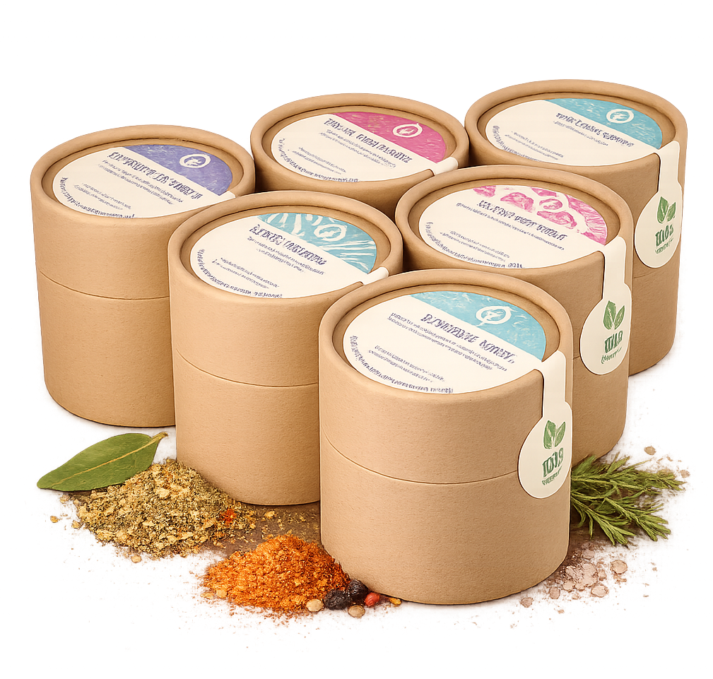 De Kruidenshop Mediterraans kruidenpakket met 6 kruidenmixen