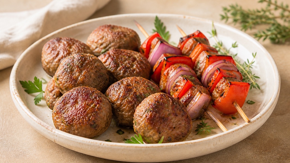 Kruidige gehaktballetjes in tomatensaus