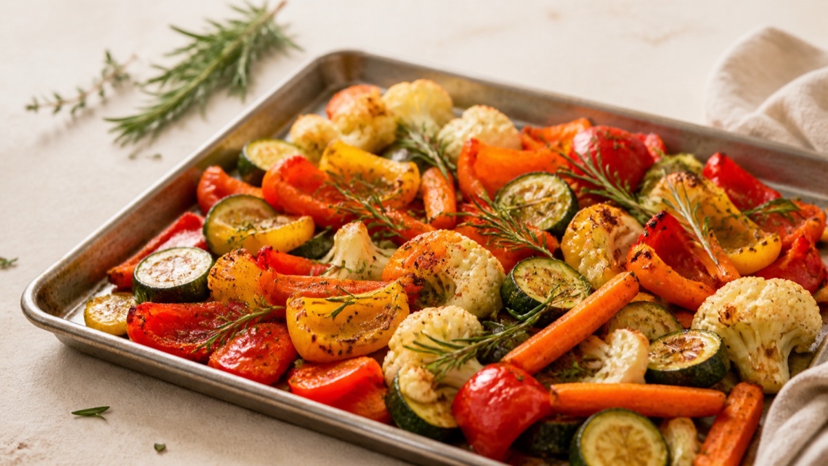 Harissa-groenten met kikkererwten