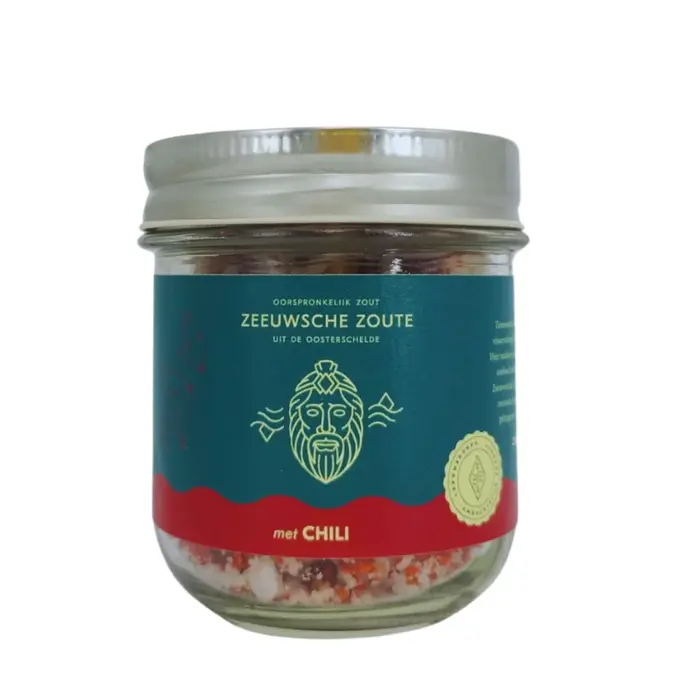 Zeeuwsche Zoute Zeeuwsche Zoute CHILI - Zeeuws zeezout met chili