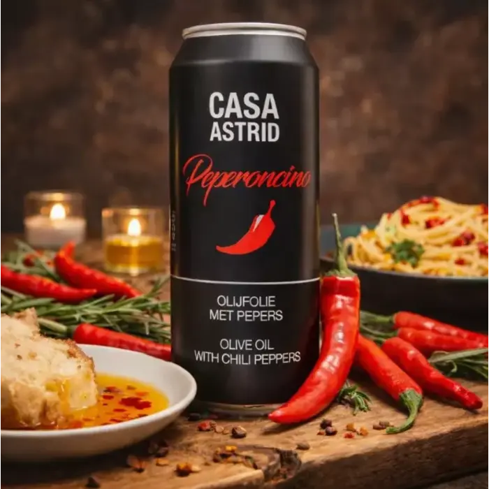 Casa Astrid Casa Astrid olijfolie met verse chilipeper - navulling