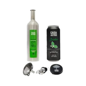 Casa Astrid Casa Astrid olijfolie met verse basilicum - starterspack