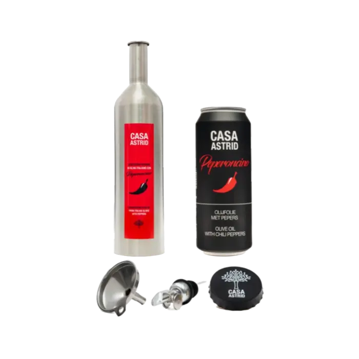 Casa Astrid Casa Astrid olijfolie met verse chilipeper - starterspack