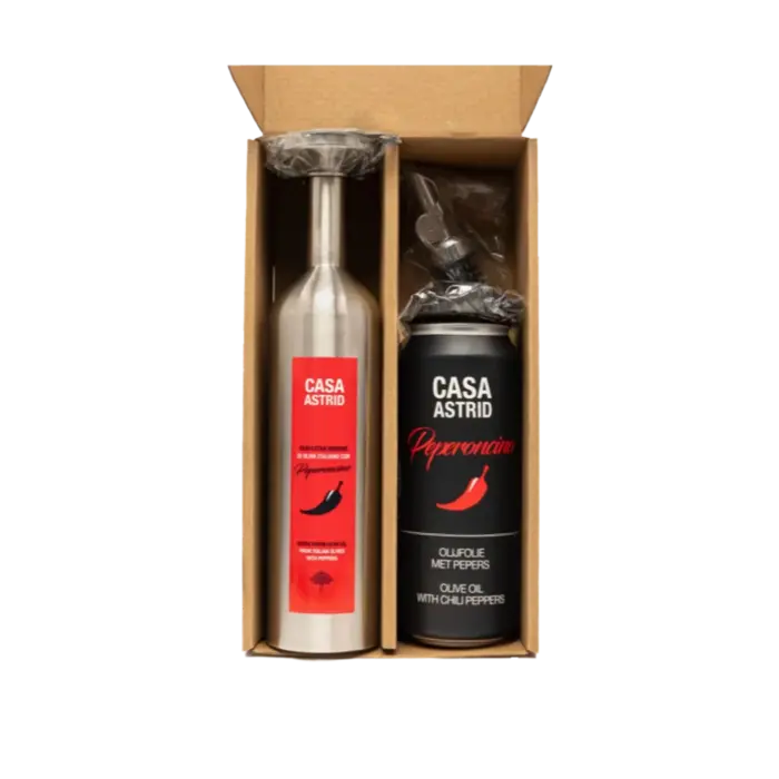 Casa Astrid Casa Astrid olijfolie met verse chilipeper - starterspack