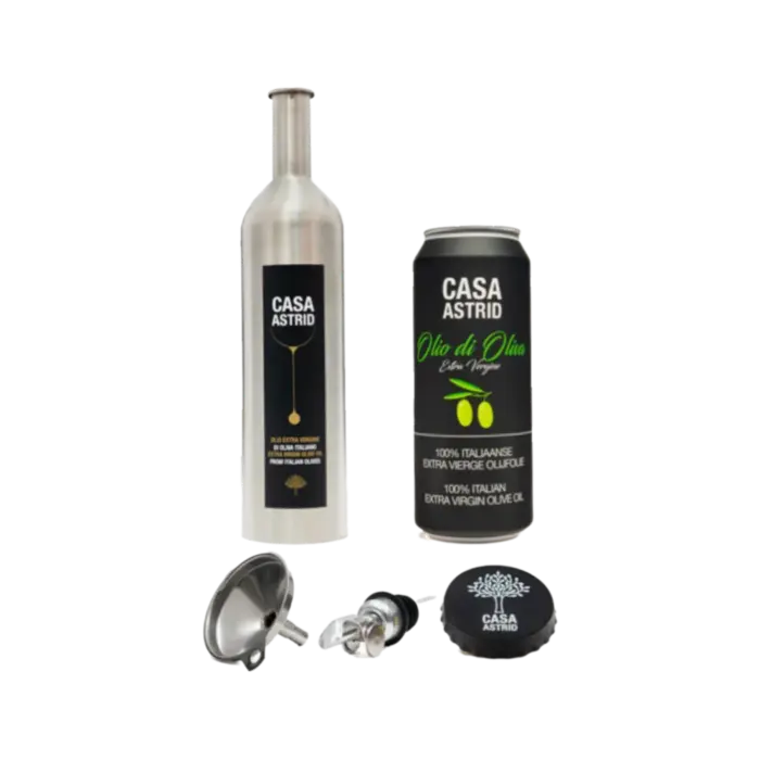 Casa Astrid Casa Astrid extra vierge olijfolie - starterspack met RVS-fles