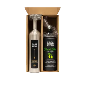 Casa Astrid Casa Astrid extra vierge olijfolie - starterspack met RVS-fles