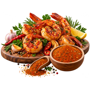 De Kruidenshop Scampi Diabolique kruidenmix voor pittige scampi