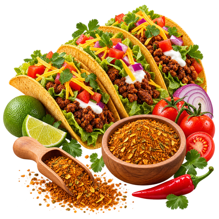 De Kruidenshop Mexicaanse taco kruidenmix voor taco’s, wraps en burrito’s