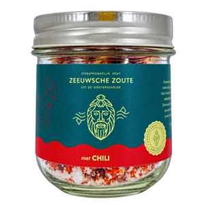 Zeeuwsche Zoute Zeeuwsche Zoute CHILI - Zeeuws zeezout met chili