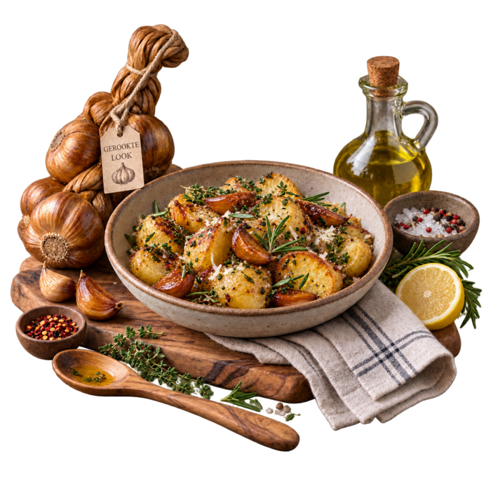 Franse gerookte knoflook