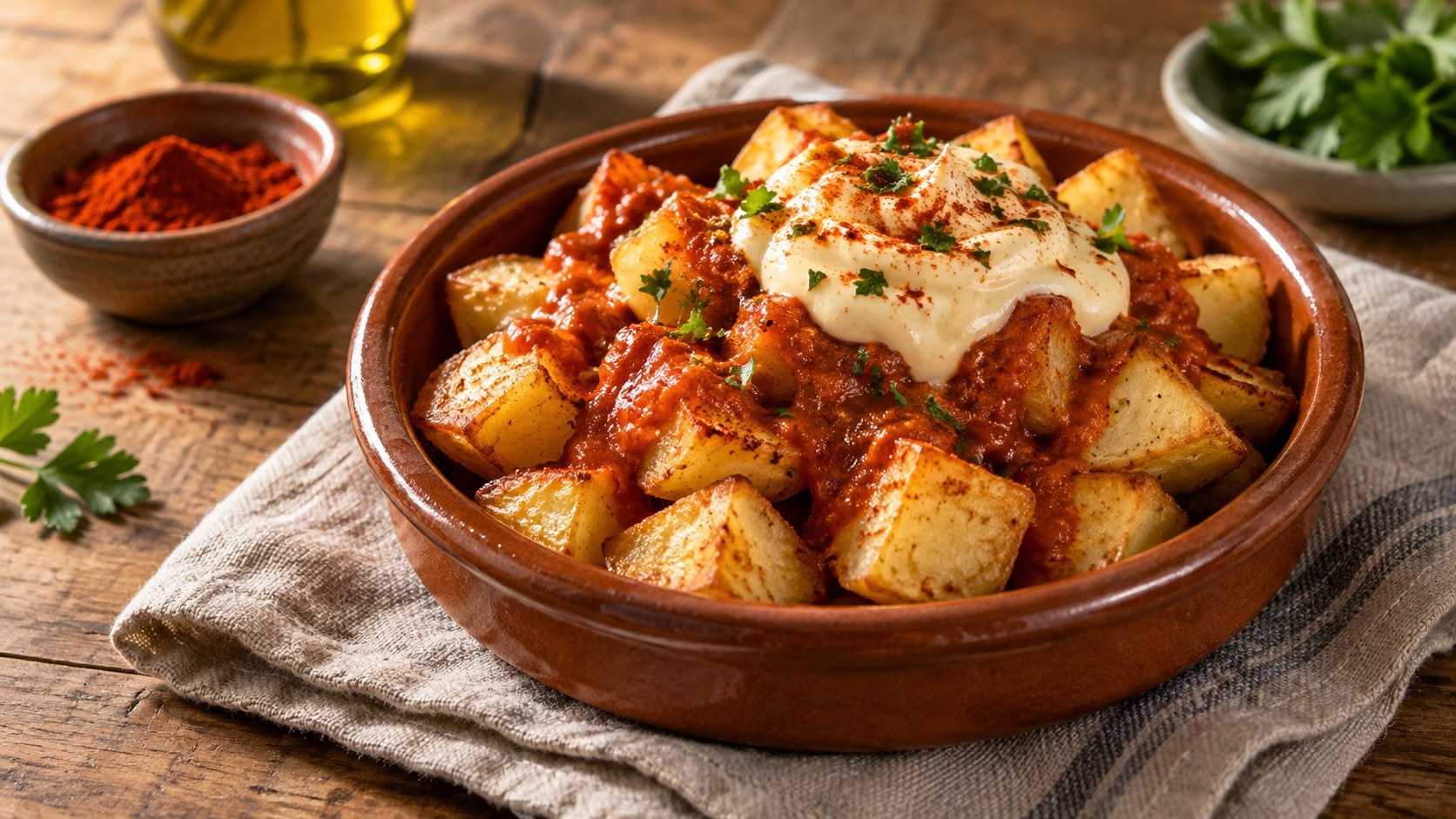 Patatas bravas