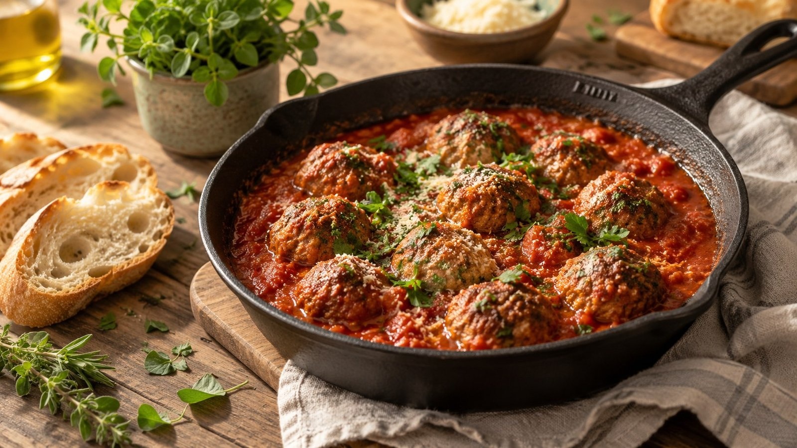 Balletjes in tomatensaus