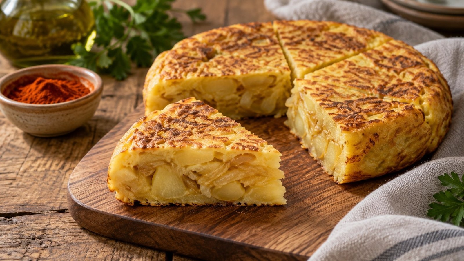 Spaanse tortilla met aardappel