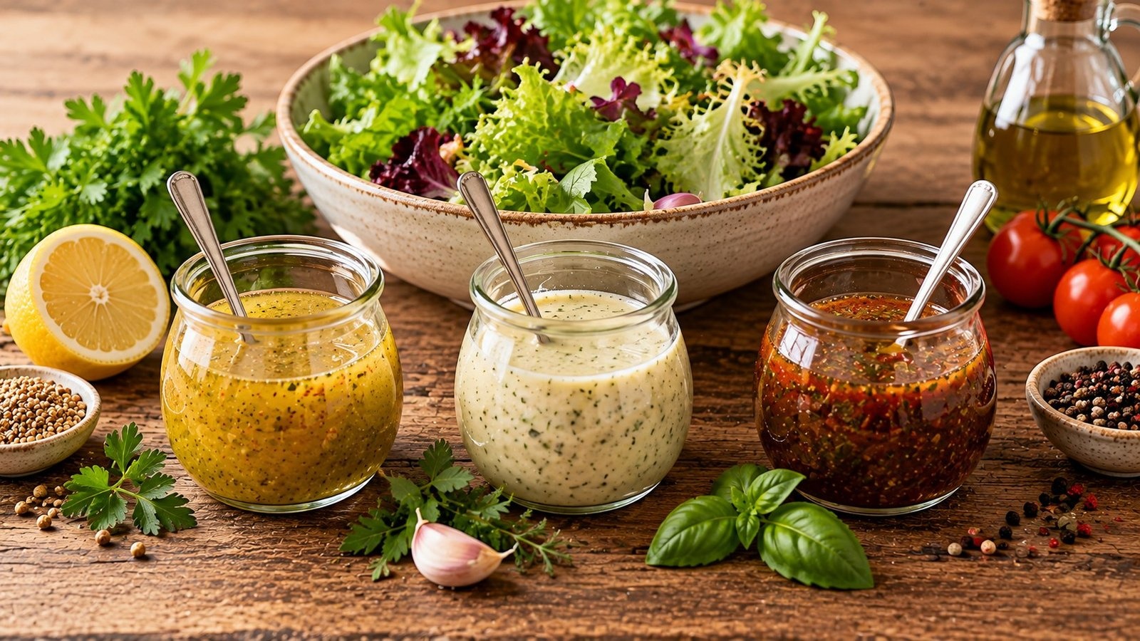 Vinaigrette en drie variaties