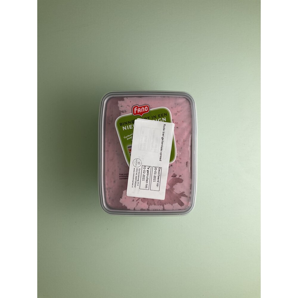 Rode biet geitenkaas spread