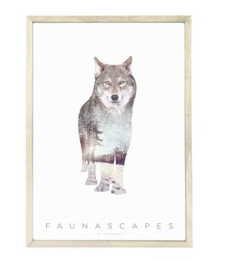 Faunascapes Faunascapes Poster Wolf (different sizes)